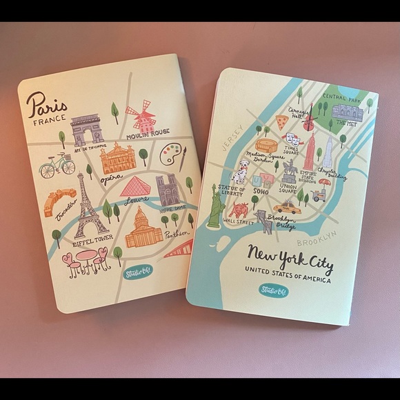 Set of 2 travel themed lined journals - Picture 7 of 8
